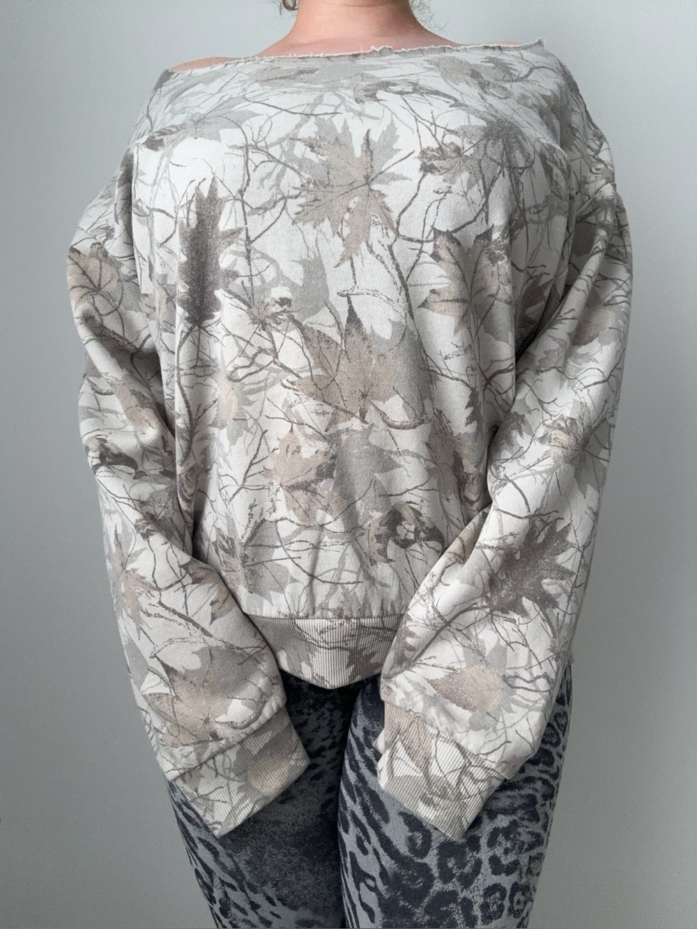 camo sweatshirt